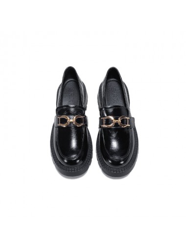 [人氣日系小皮鞋]  No.39 - JK PLATFORM LOAFERS 39EX-Shin